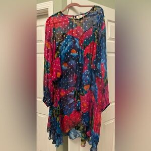 Farm Rio Asymmetrical Shift Dress